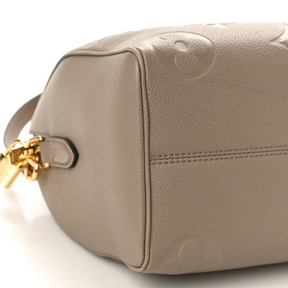 Louis Vuitton Empreinte Monogram Giant Speedy Bandouliere 25 Tourterelle 8 of 9