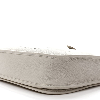 Hermes Taurillon Clemence Evelyne III PM Gris Perle 8 of 8