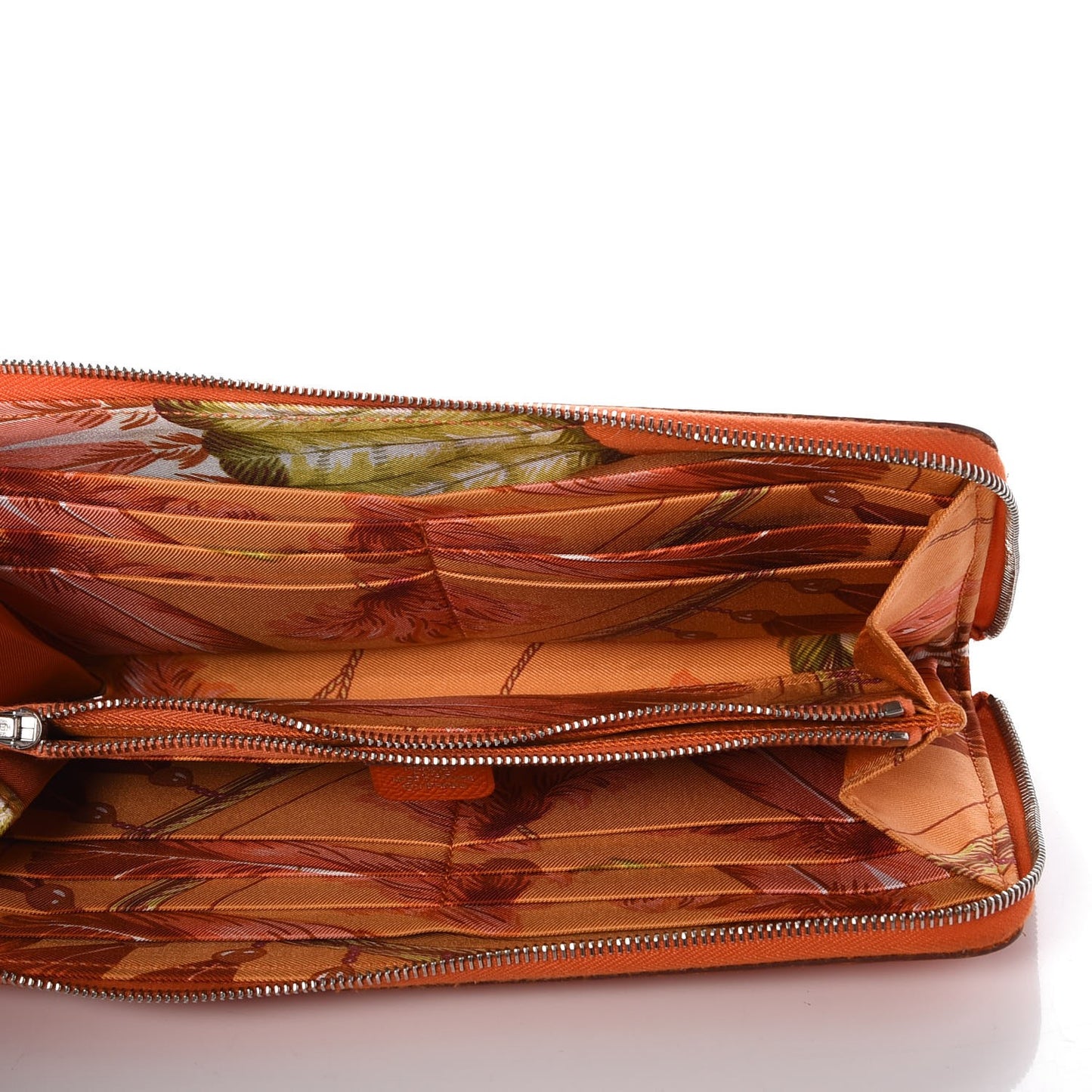 Epsom Silk'In Wallet Feu Mangue