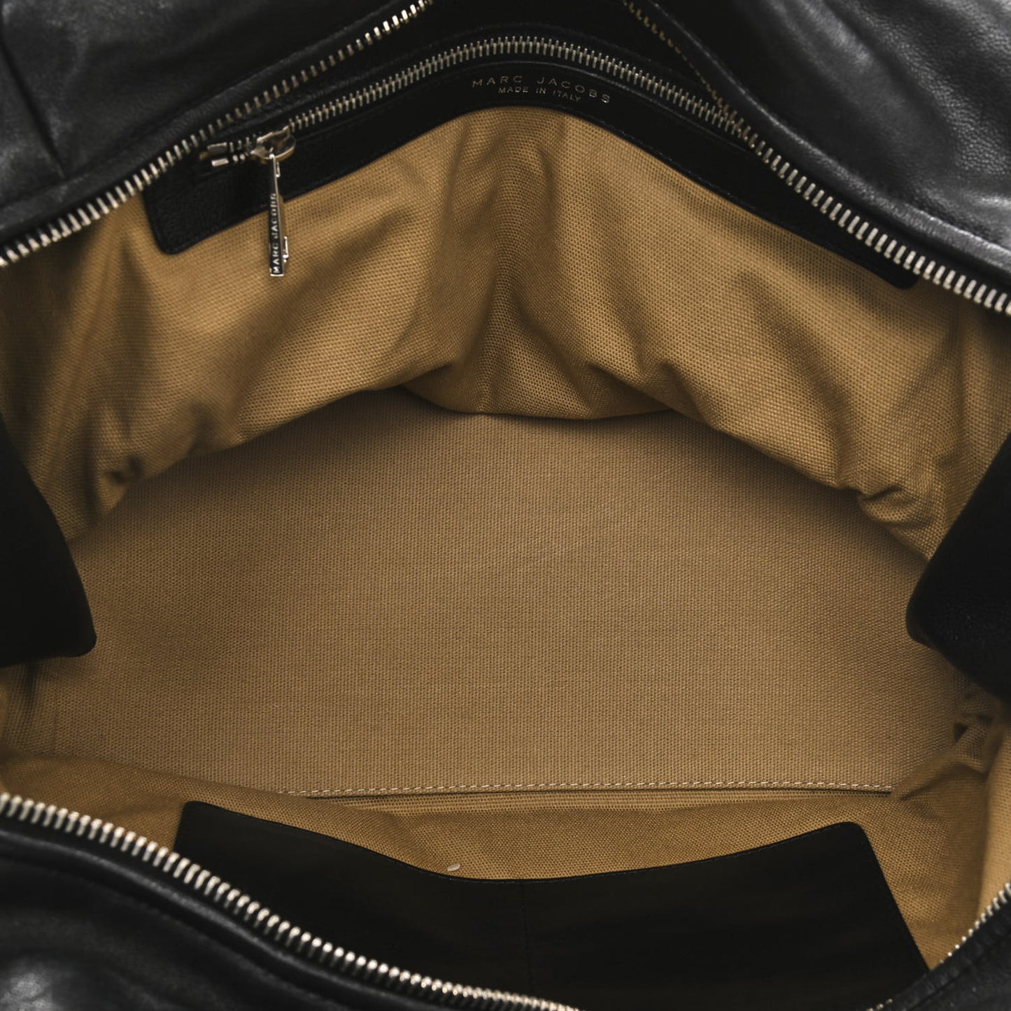 Calfskin Satchel Tote Bag Black