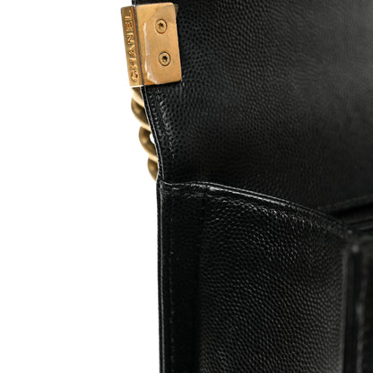 Chanel Caviar Quilted New Medium Boy Flap Black 12 of 12