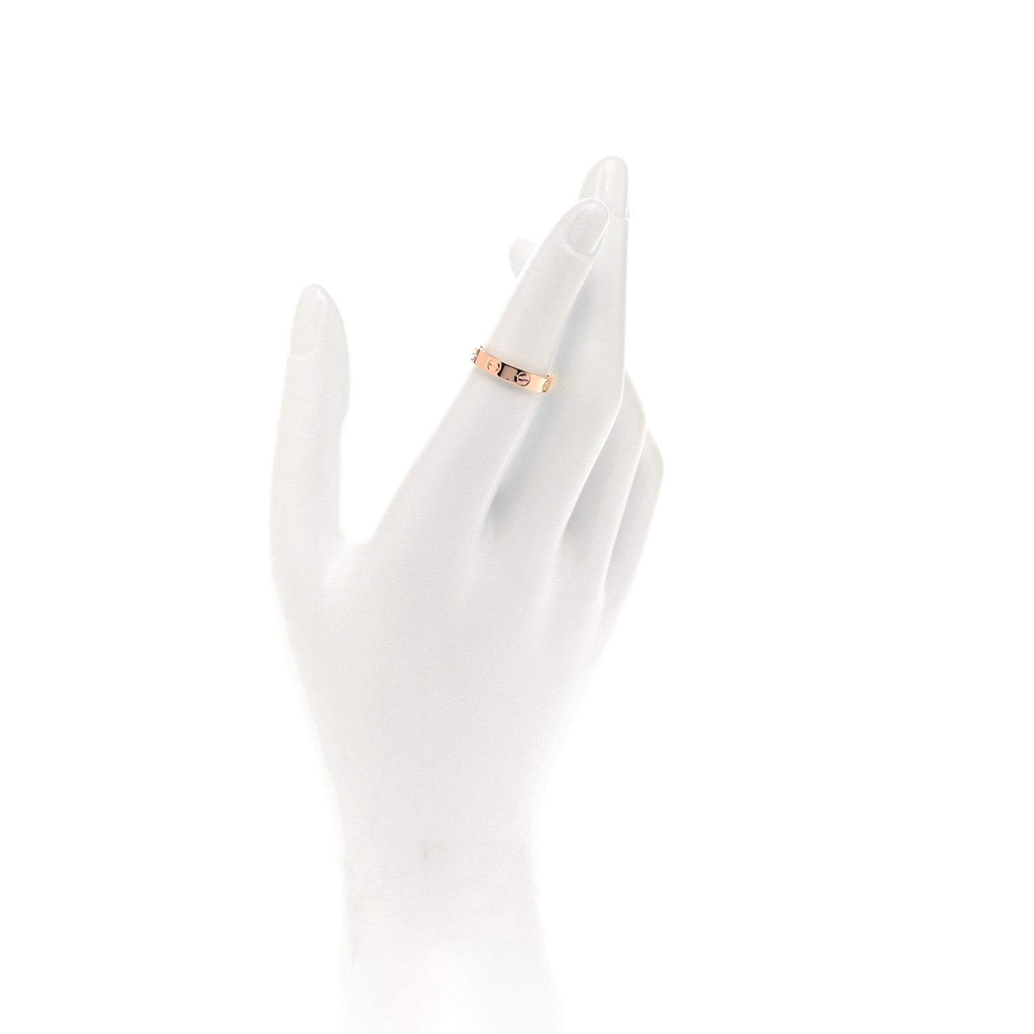 Cartier 18K Pink Gold 3.5mm LOVE Wedding Band Ring 50 5.25 2 of 5
