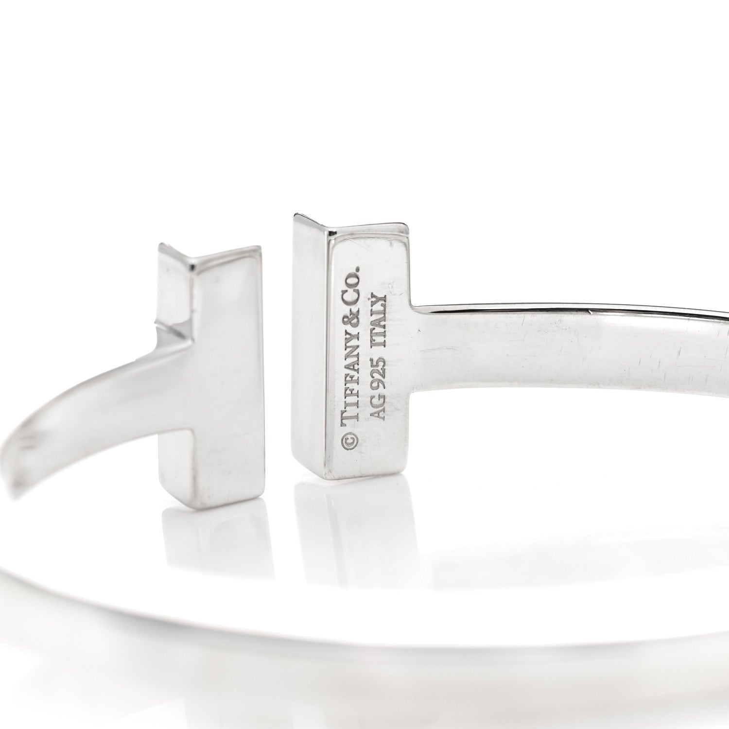 Tiffany Sterling Silver T Square Bracelet 3 of 3