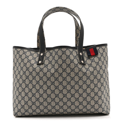 Gucci GG Plus Monogram Medium Signature Web Loop Tote Navy 1 of 10