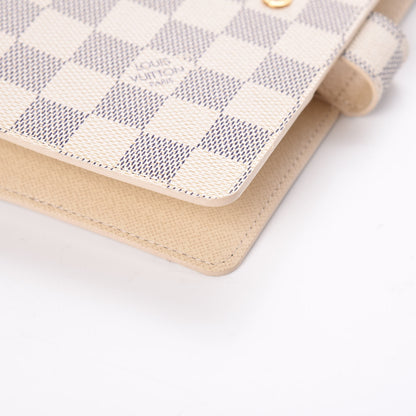 Louis Vuitton Damier Azur Medium Ring Agenda Cover 8 of 8