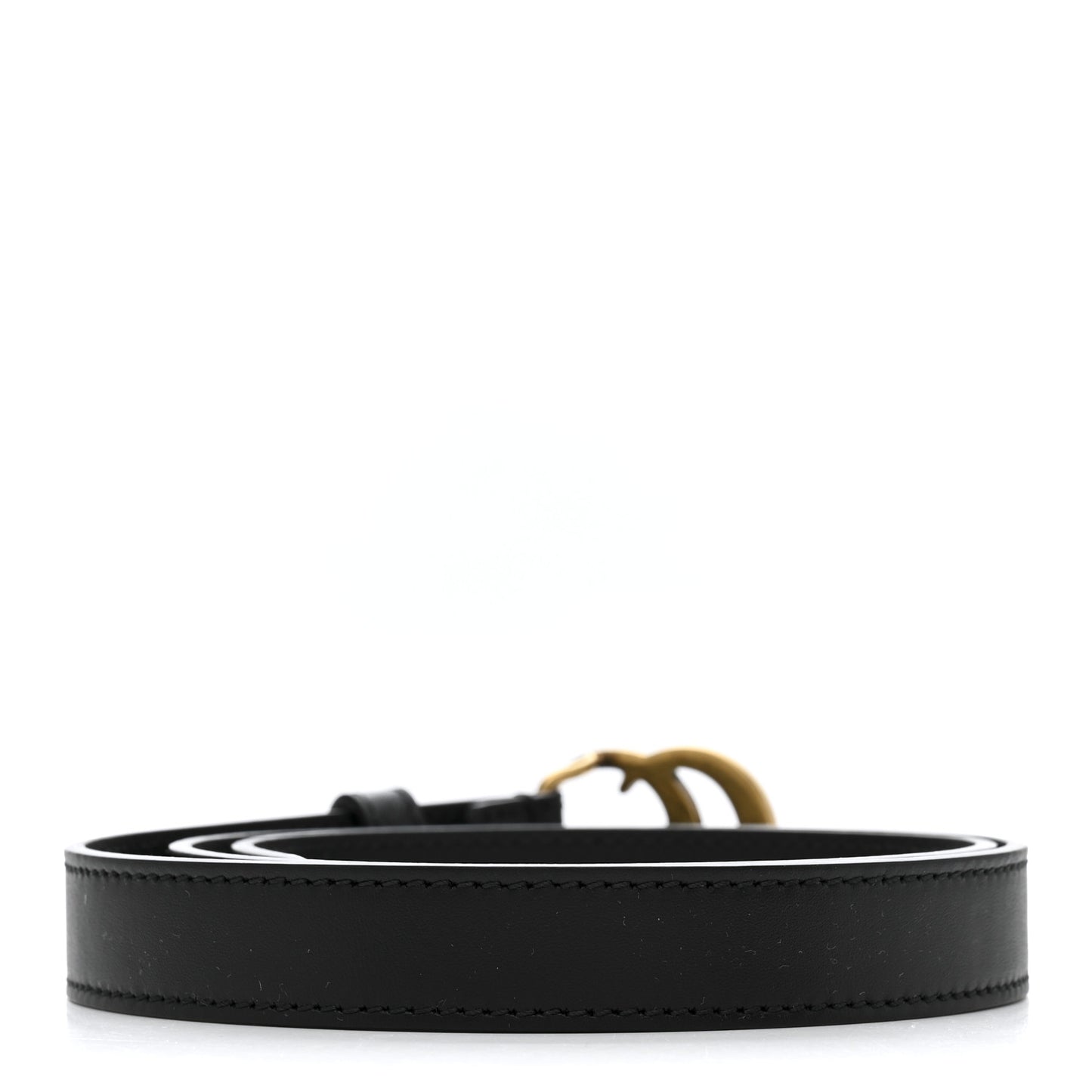 Calfskin Double G 75 30 Belt Black