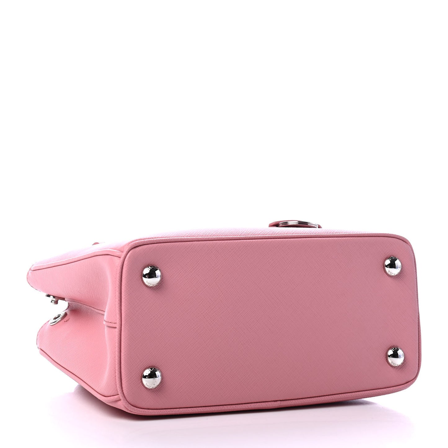 Saffiano Lux Micro Galleria Shoulder Bag Petalo
