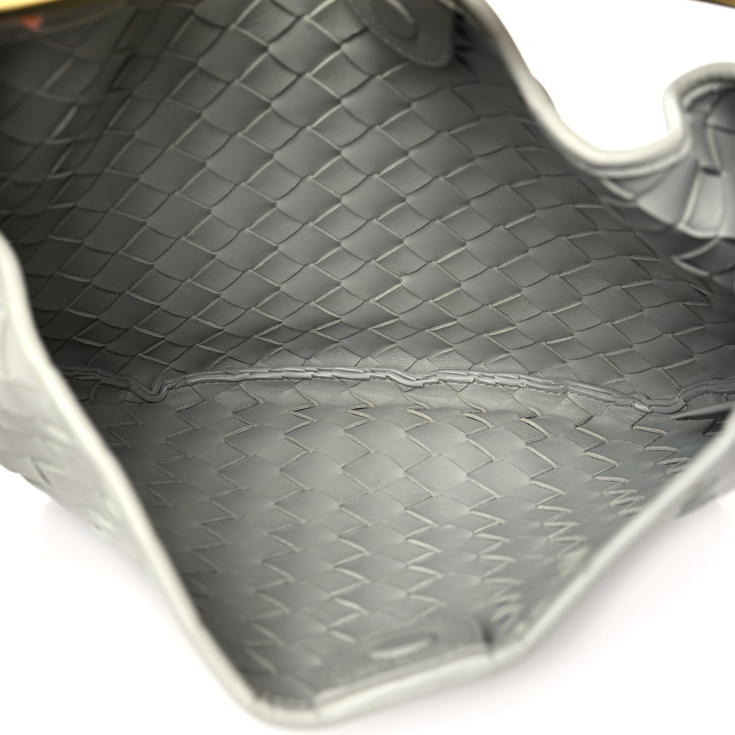 Bottega Veneta Nappa Intrecciato Sardine Bag Agate Grey 5 of 11
