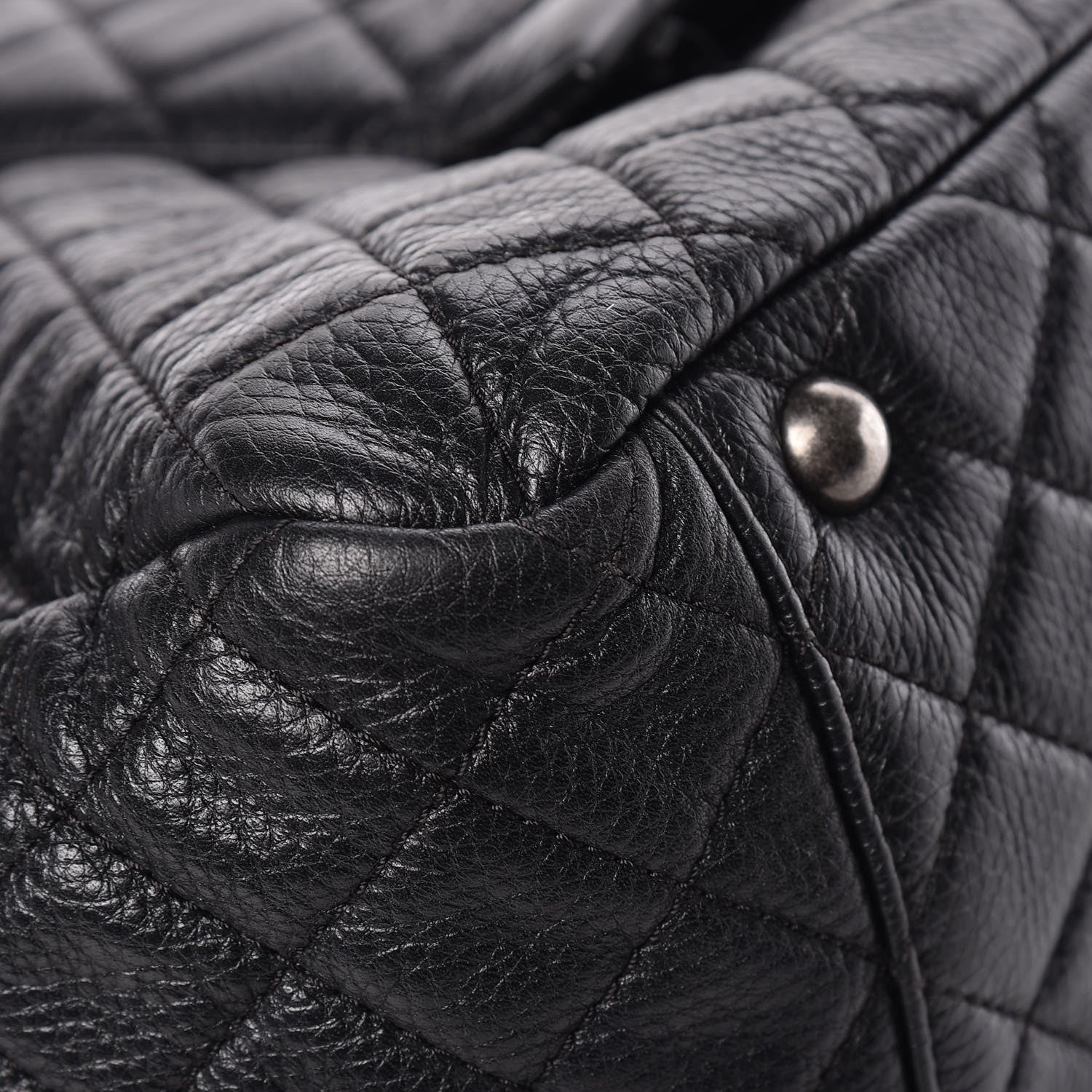 Chanel Calfskin Quilted XXL Travel Flap Bag Black 11 of 12