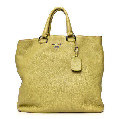 Prada Vitello Daino Shopping Tote Cedro 1 of 11