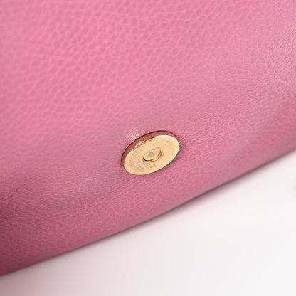 Gucci Pebbled Calfskin Small 1973 Chain Shoulder Bag Peonia Flower 10 of 10