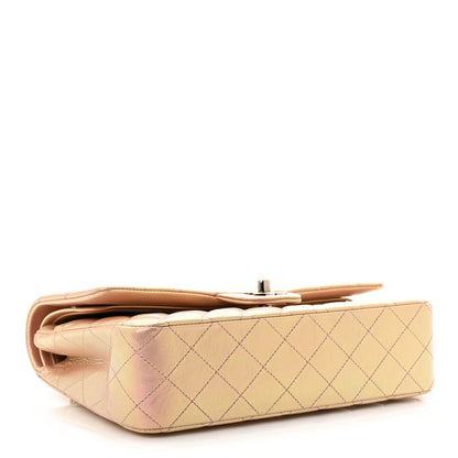 Chanel Iridescent Calfskin Quilted Medium Double Flap Pink 4 of 11