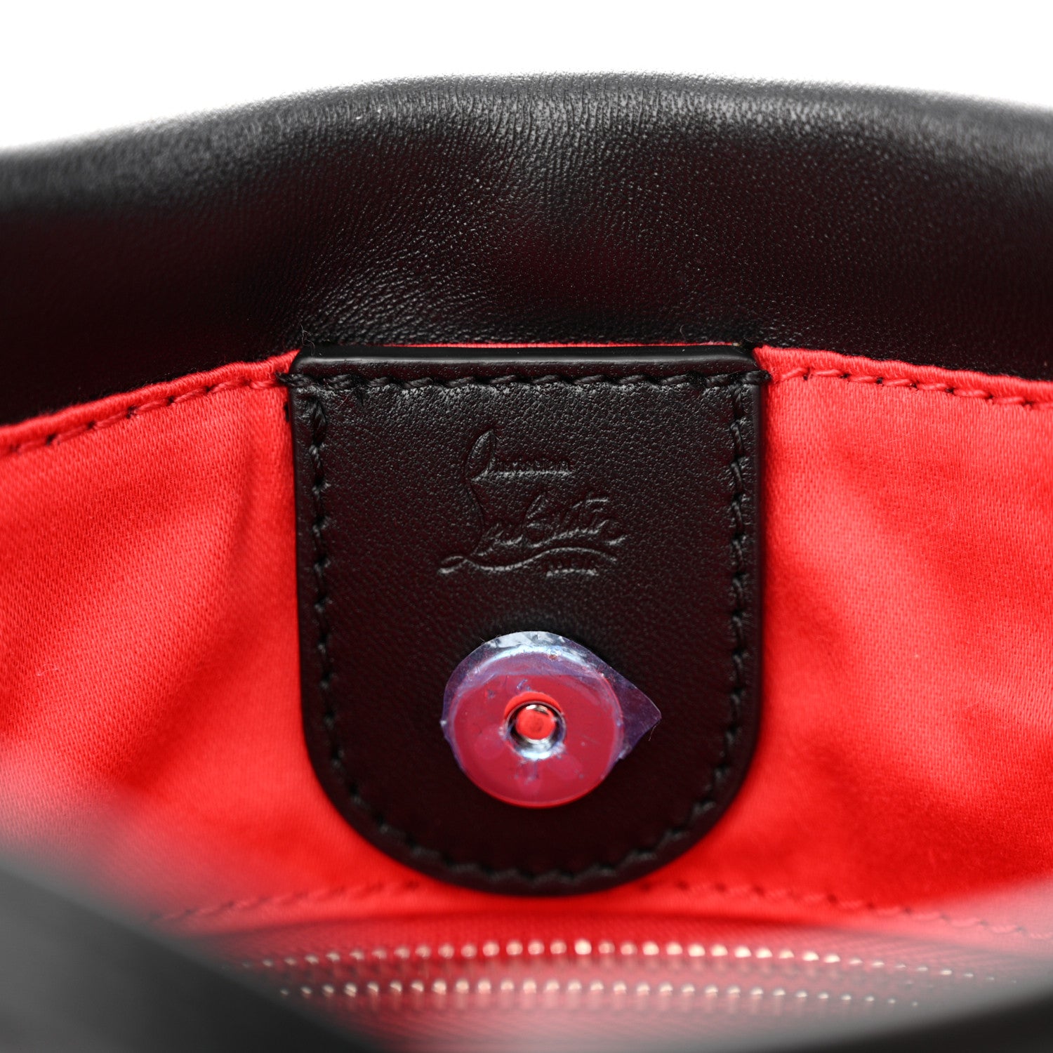 Christian Louboutin Nappa Eyelet Logo Mouchara Tote Black 6 of 10