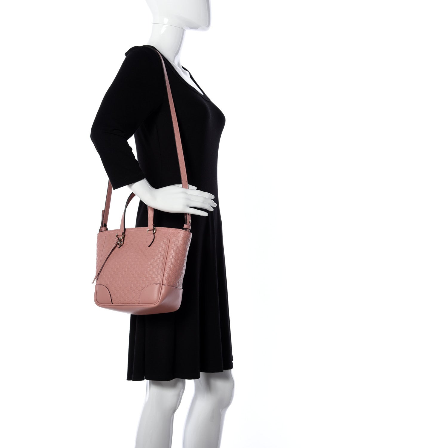 Gucci Microguccissima Small Bree Tote Soft Pink 2 of 11