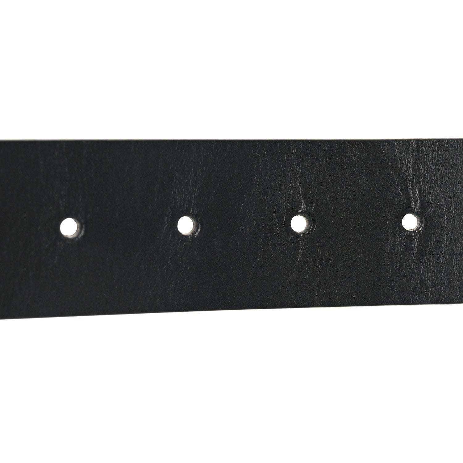 Gucci Selleria Calfskin Monochrome Interlocking G 37mm Belt 80 32 Black 4 of 4
