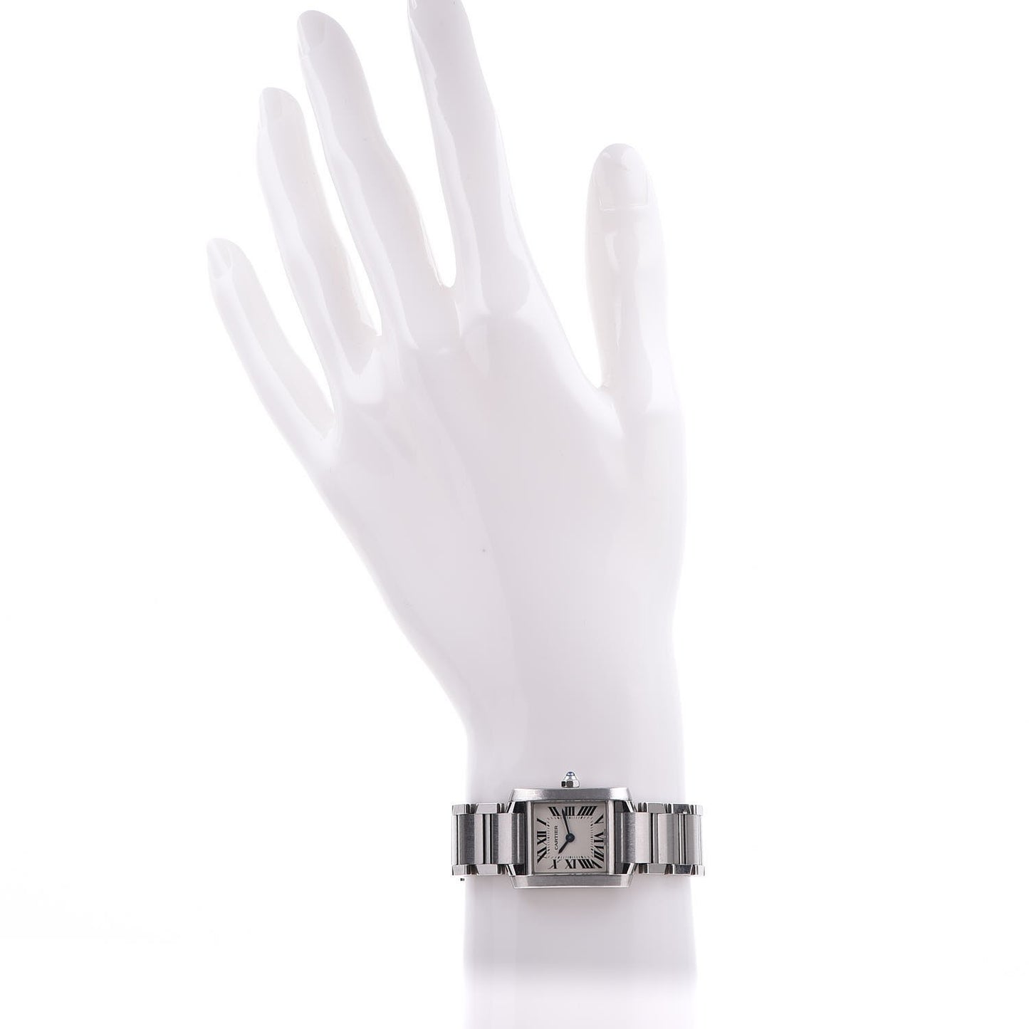 Stainless Steel 20mm Tank Francaise Quartz Watch