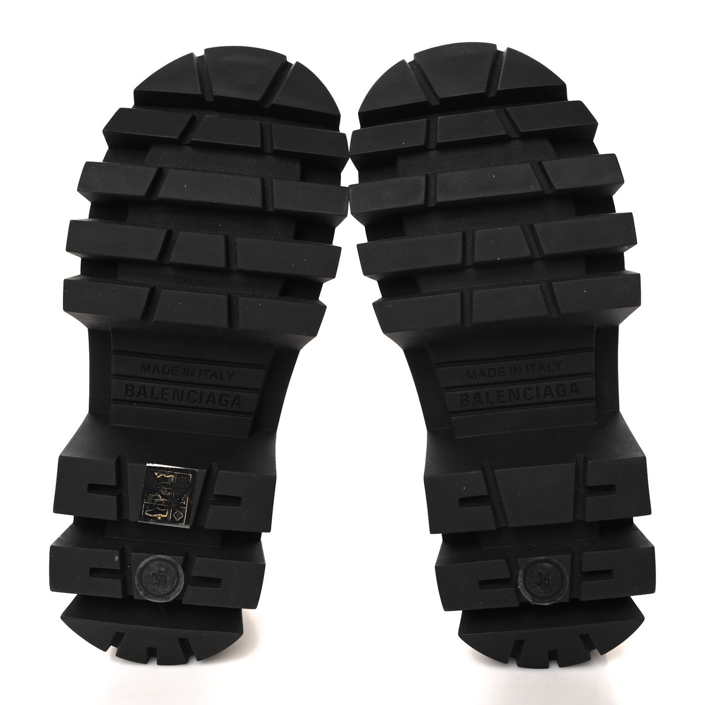 Calfskin Bulldozer Miniboot 36 Black