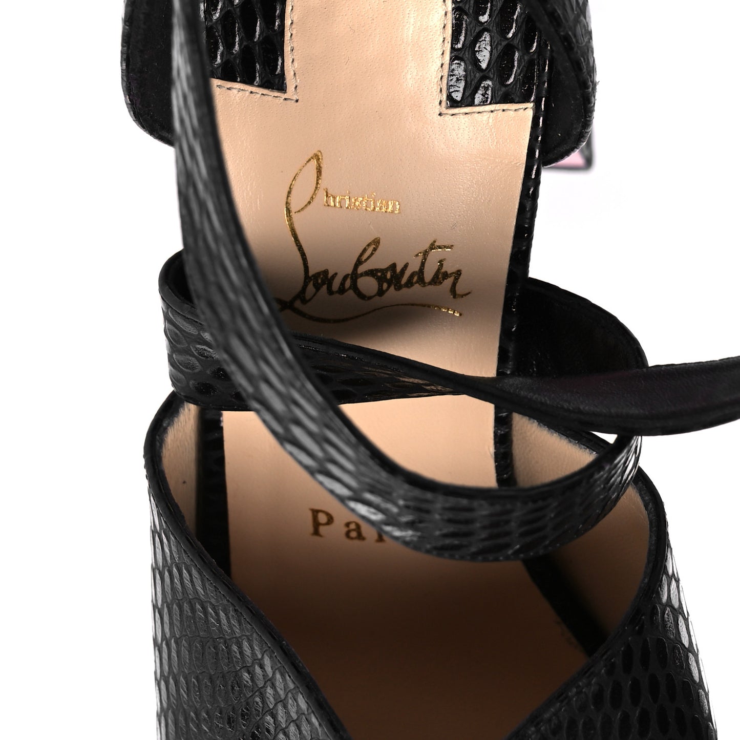 Calfskin Jurassic Bingirl 130 Pumps 38.5 Black