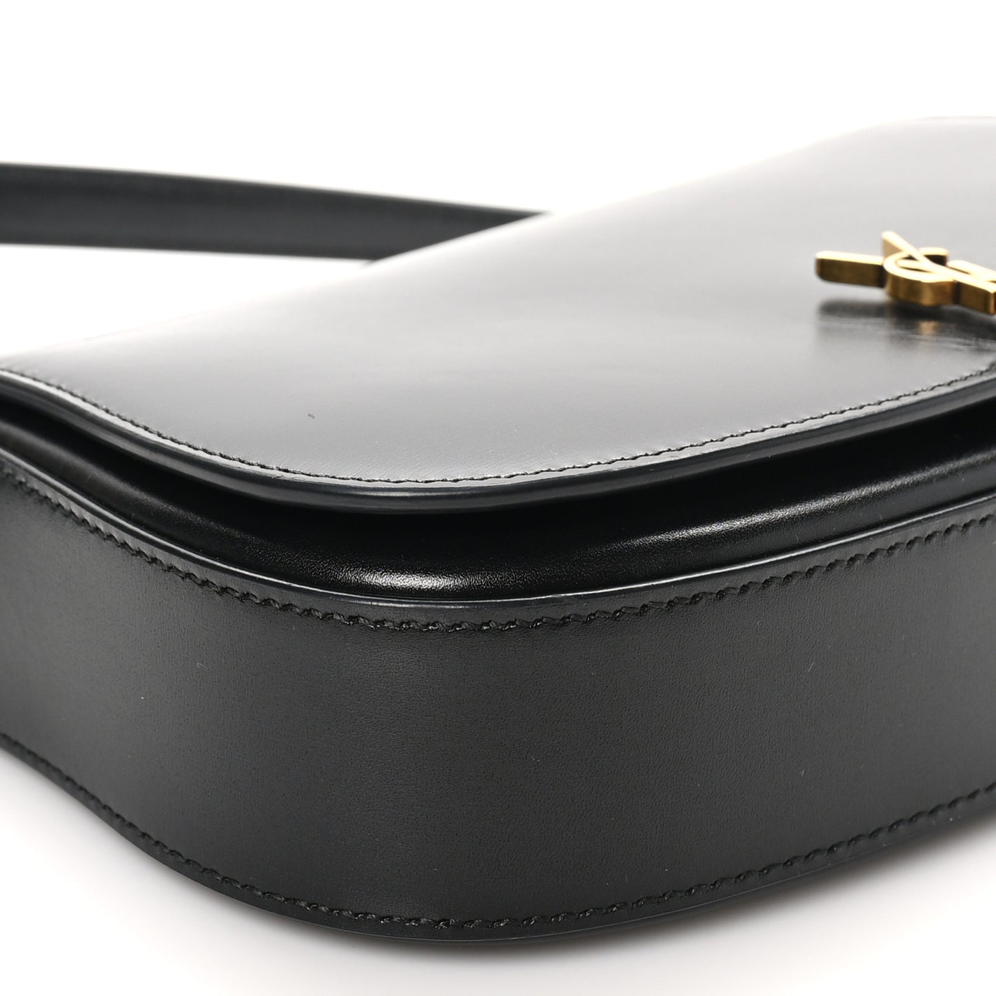 Box Calfskin Mini Voltaire Shoulder Bag Black