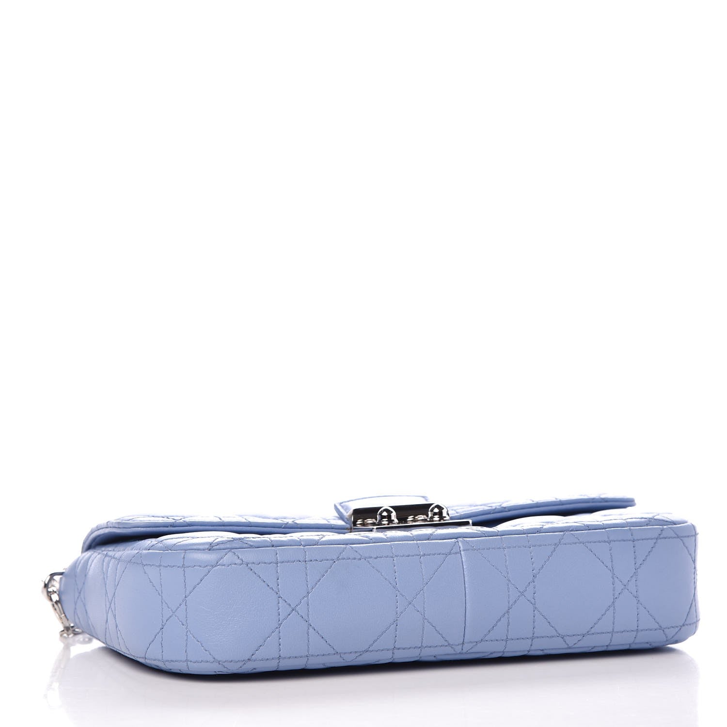 Christian Dior Lambskin Cannage Miss Dior Promenade Pouch Powder Blue 4 of 7