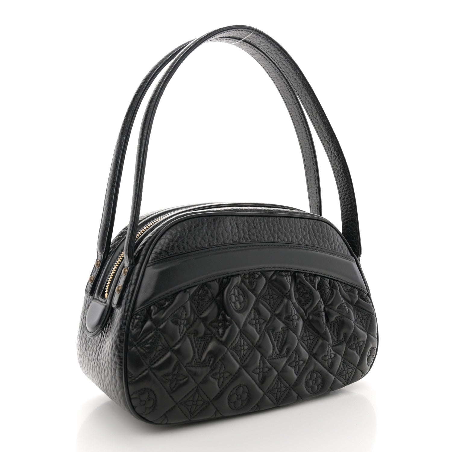 Louis Vuitton Lambskin Vienna Klara Black 2 of 12