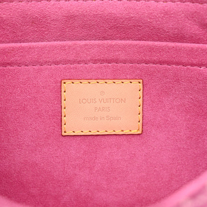 Louis Vuitton Monogram Denim Mini Pleaty Fuchsia 6 of 11