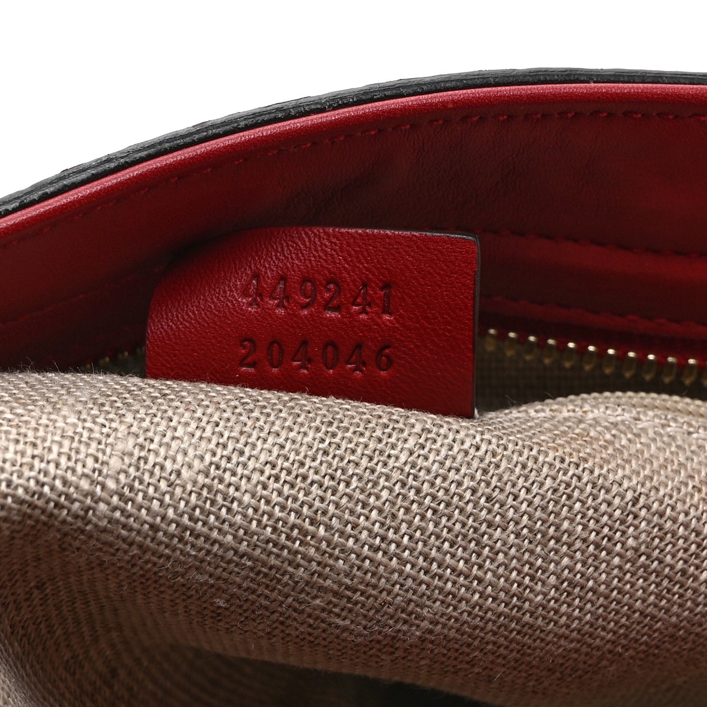 Microguccissima Small Bree Tote Red