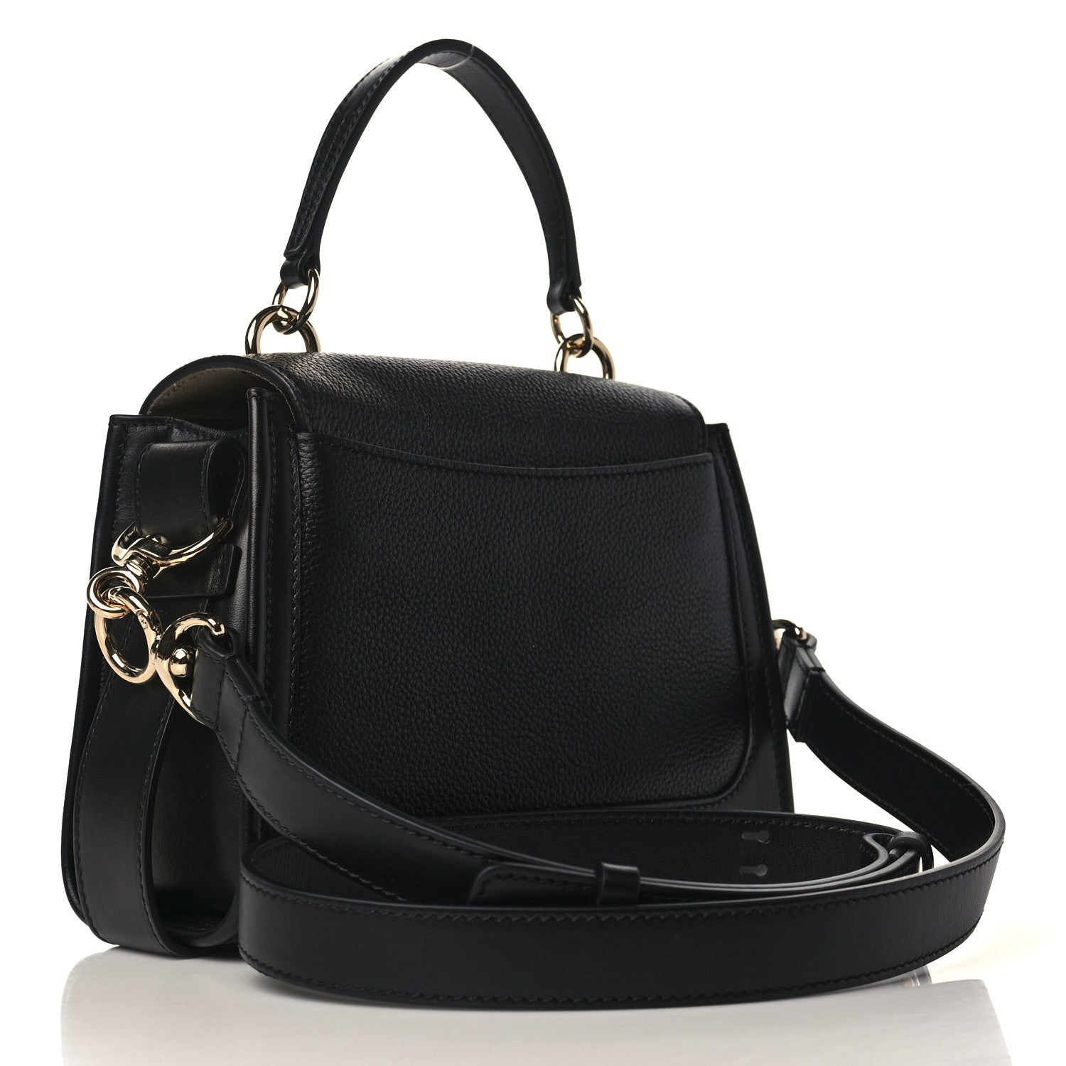 Chloe Calfskin Mini Tess Day Bag Black 2 of 7
