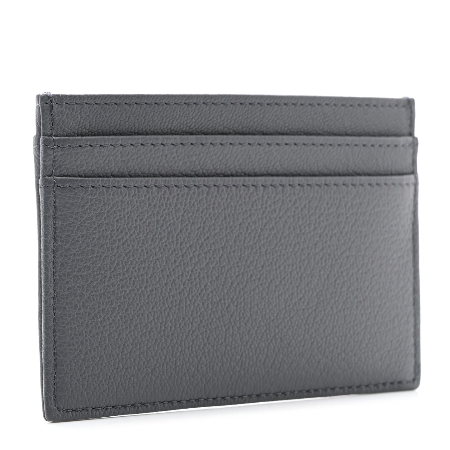 Goatskin CC Card Holder Grey