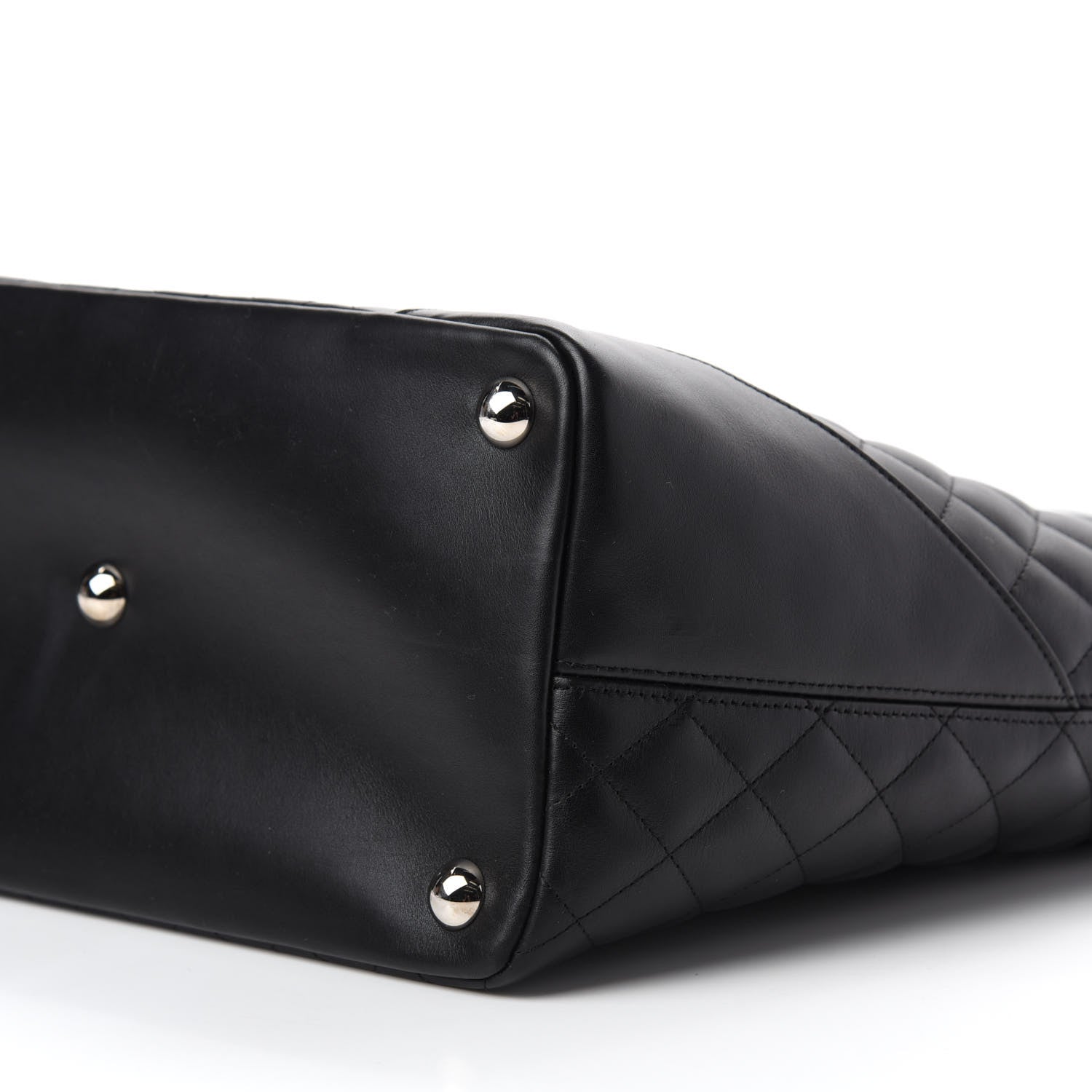 Chanel Calfskin Quilted Large Cambon Tote Black 7 of 10