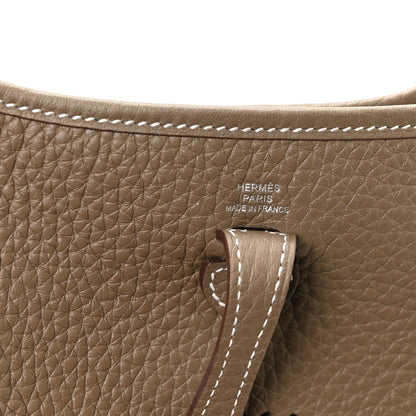 Hermes Taurillon Clemence Evelyne TPM Etoupe 6 of 11