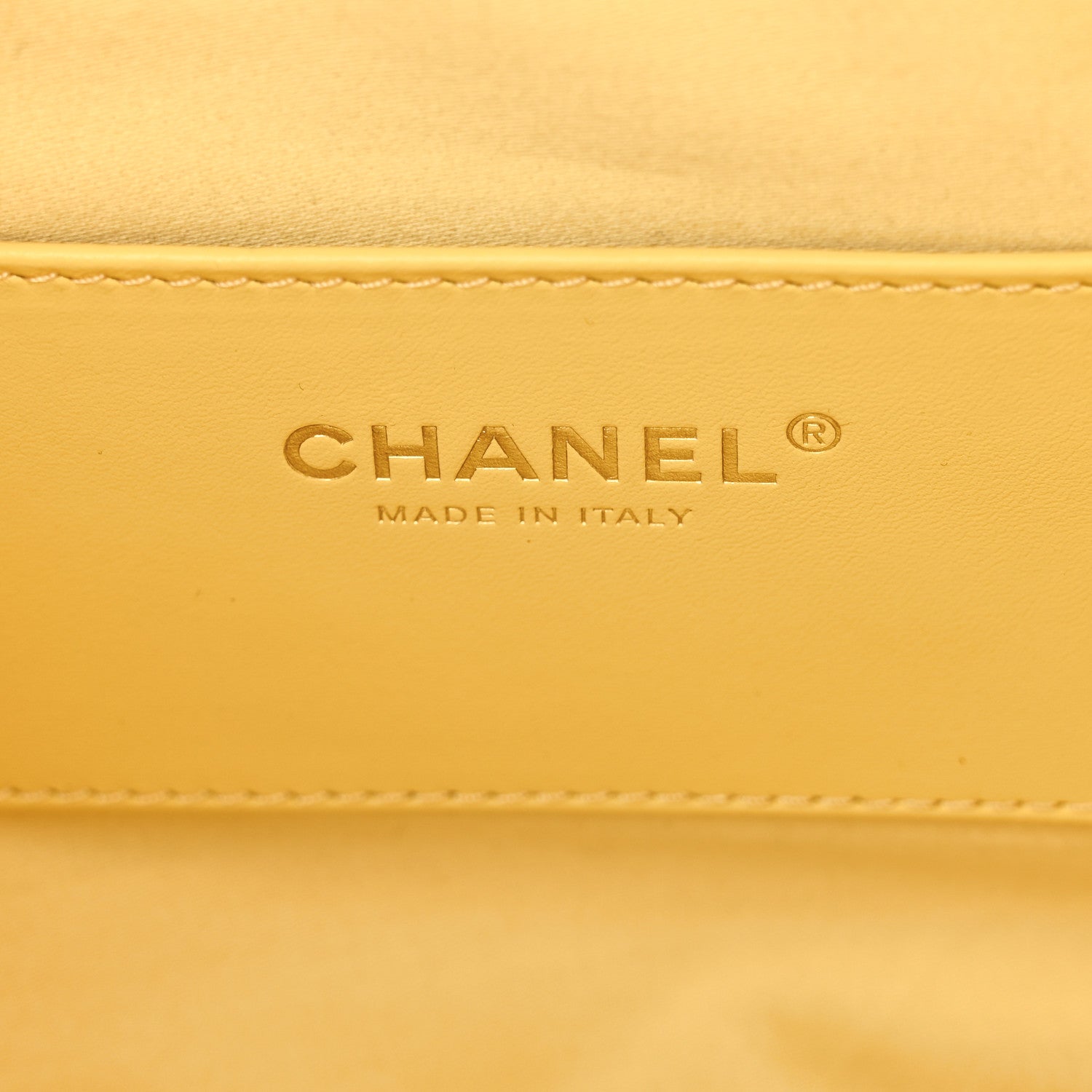 Chanel Caviar Quilted Small Chanel 25 Handbag Light Yellow 6 of 11