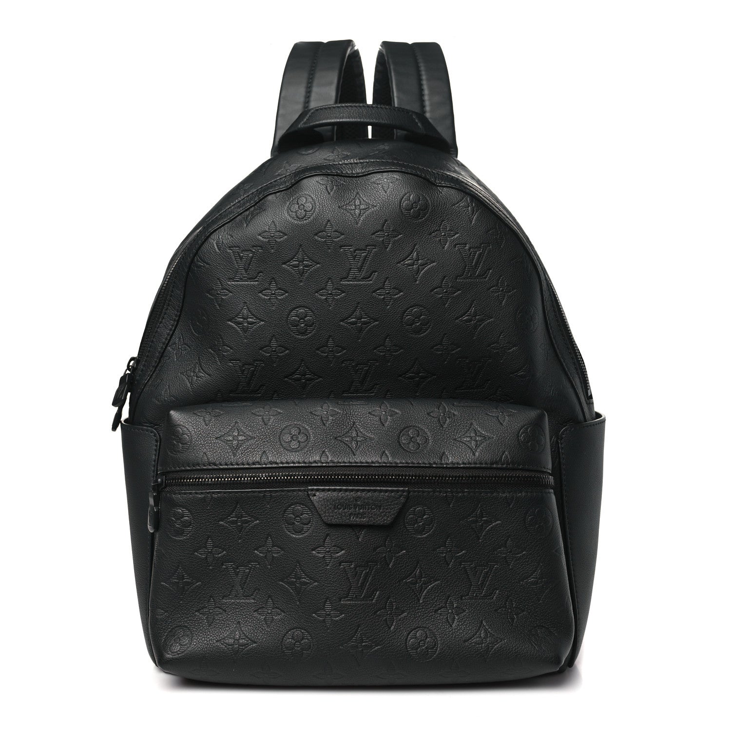 Louis Vuitton Calfskin Monogram Shadow Discovery Backpack Black 1 of 9