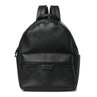 Louis Vuitton Calfskin Monogram Shadow Discovery Backpack Black 1 of 9