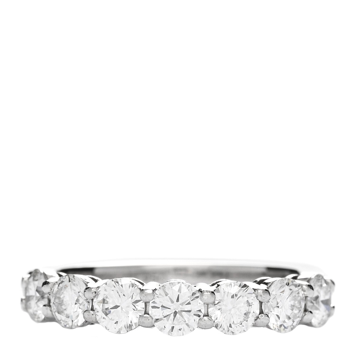 Tiffany Platinum Diamond .91ctw 3.5mm Embrace Band Ring 47 4 1 of 4