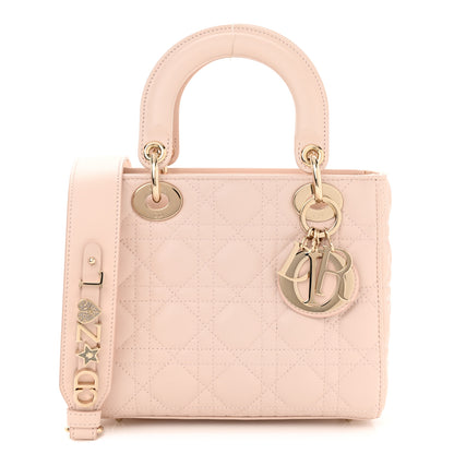 Christian Dior Lambskin Cannage Small My ABCDior Lady Dior Light Pink 1 of 12