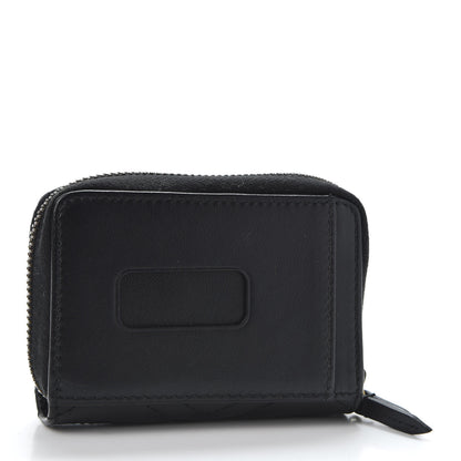 Gucci Calfskin Matelasse GG Marmont Zip Around Card Case Black 2 of 8