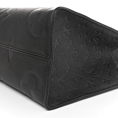 Louis Vuitton Empreinte Monogram Giant OnTheGo MM Black 9 of 9