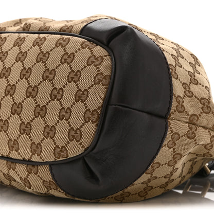 Gucci Monogram Medium Sukey Top Handle Dark Brown 11 of 11