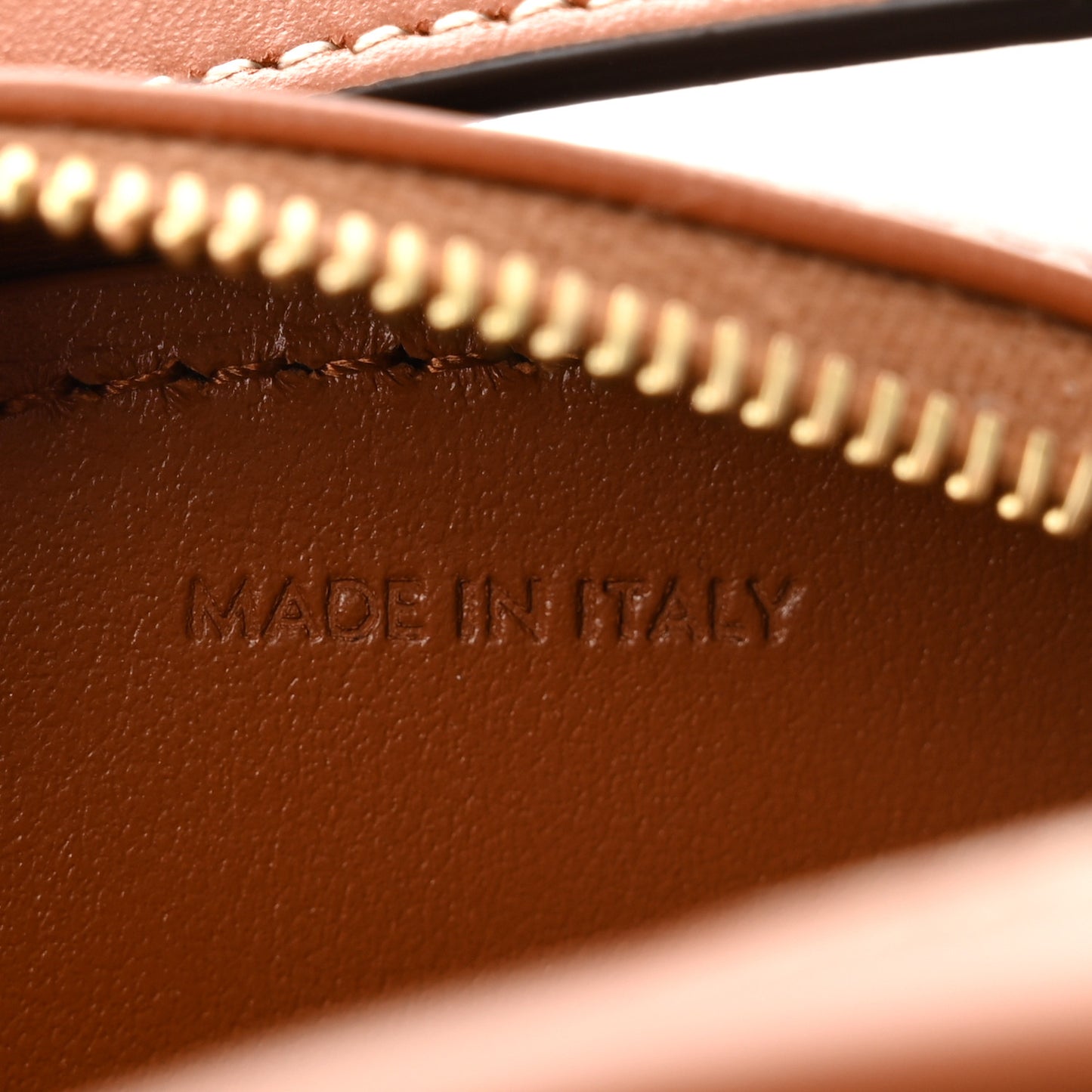 Canvas Calfskin Cuir Small Triomphe Oval Crossbody Purse Natural Tan