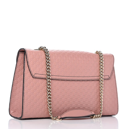 Gucci Microguccissima Medium Emily Chain Shoulder Bag Soft Pink 3 of 10