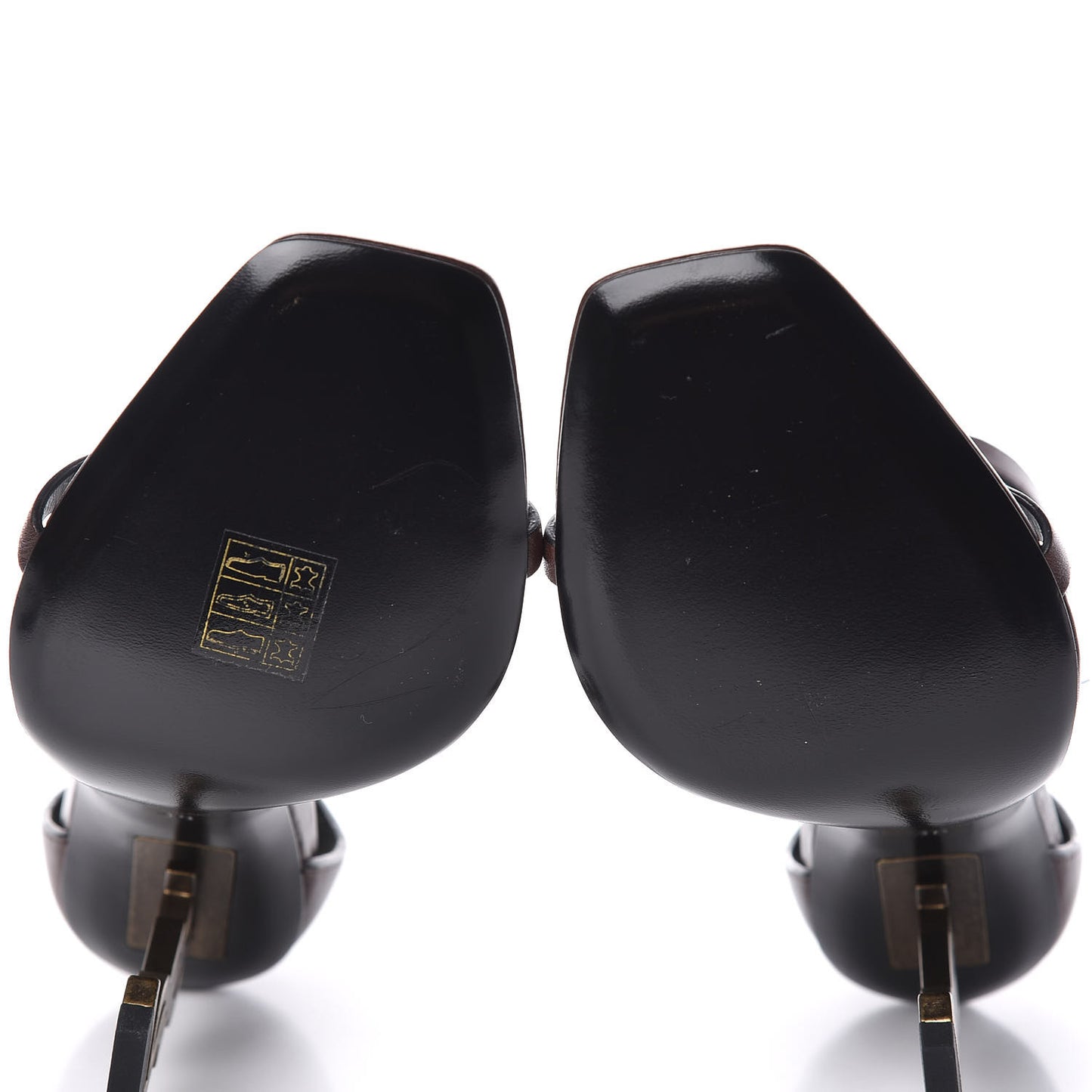 Calfskin Opyum Sandals 38 Brown