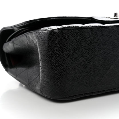 Chanel Caviar Quilted Jumbo Double Flap Black 9 of 12