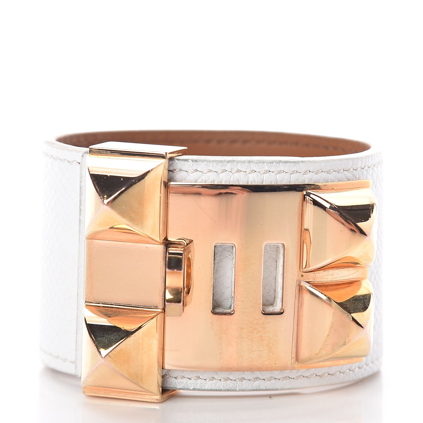 Epsom Collier de Chien CDC Bracelet T2 White
