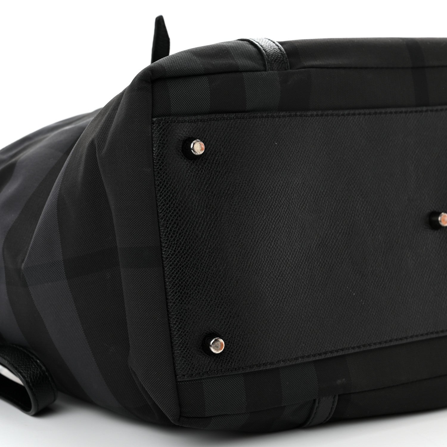 Burberry Nylon House Check Diaper Bag Black 9 of 15