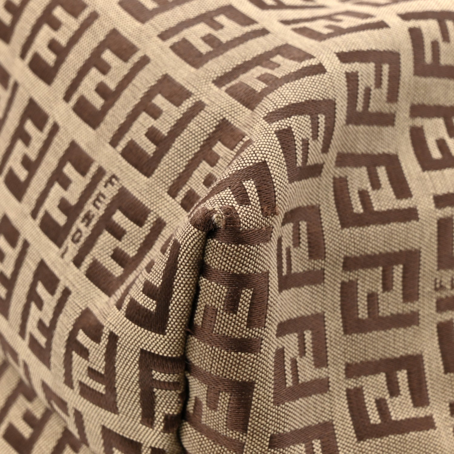 Fendi Zucchino Shopping Tote Beige 15 of 15
