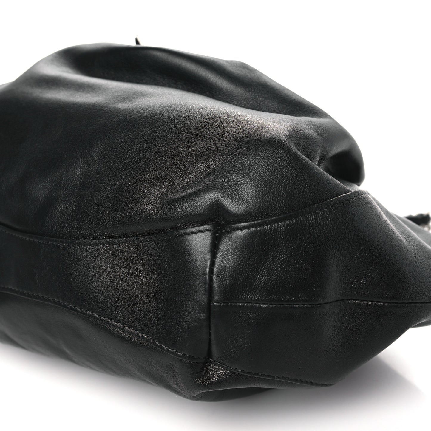 Calfskin Kenny Shoulder Bag Black