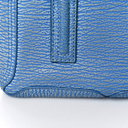 3.1 Phillip Lim Textured Calfskin Mini Pashli Satchel Blue Ivory 21 of 21