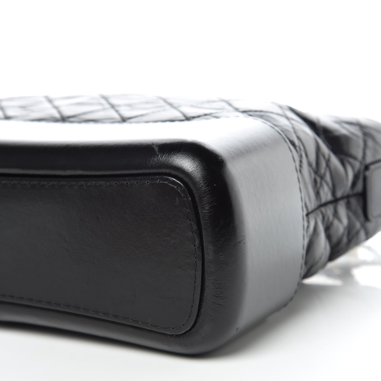 Chanel Aged Calfskin Quilted Medium Gabrielle Hobo Black 6 of 10