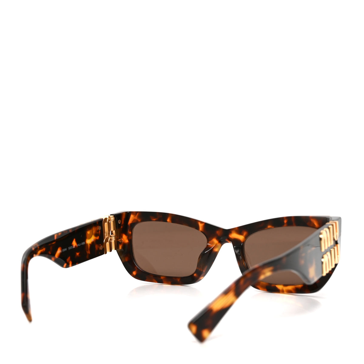 Miu Miu Acetate Miu Glimpse Sunglasses SMU 09WS Havana 4 of 7